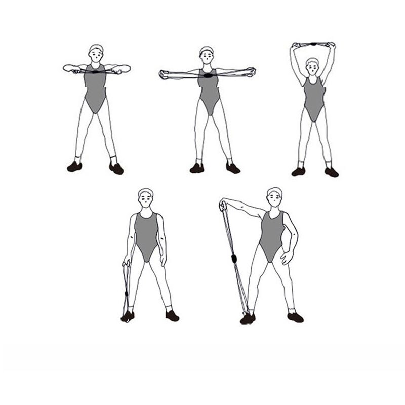 8 ord fitness reb modstand bånd gummibånd til fitness elastik bånd fitness udstyr expander træning gym træningstog