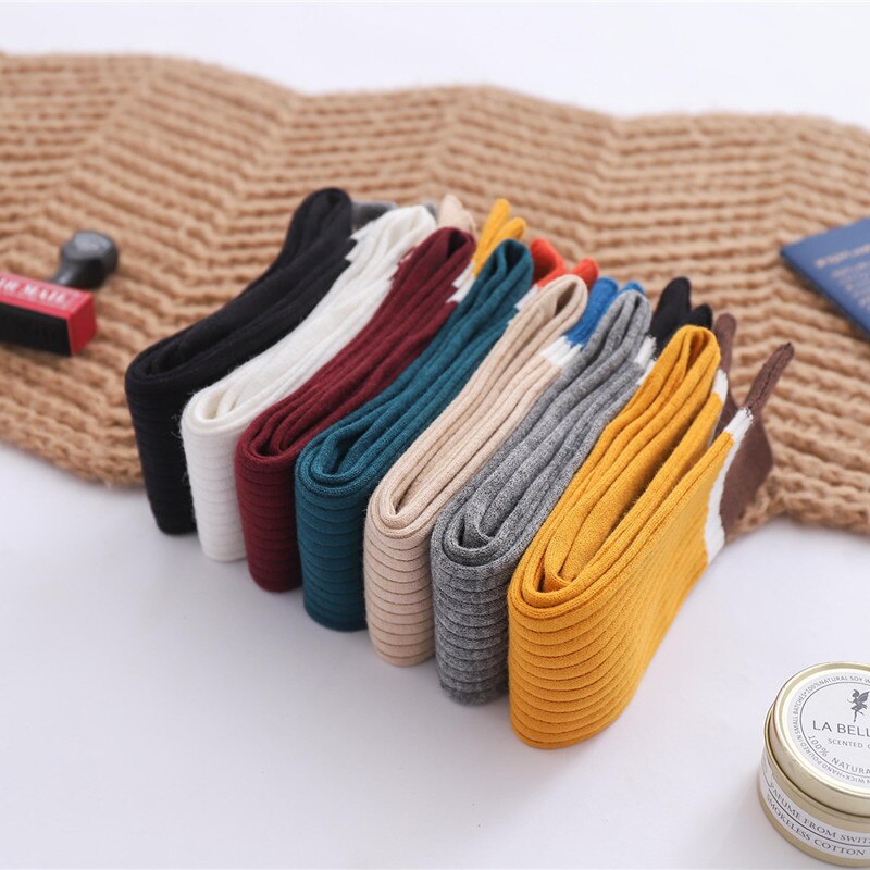 Calcetines altos hasta la rodilla para mujer, calcetines cálidos para otoño e invierno, calcetines tejidos, botas, calcetines, calentadores de piernas, calcetines de ganchillo