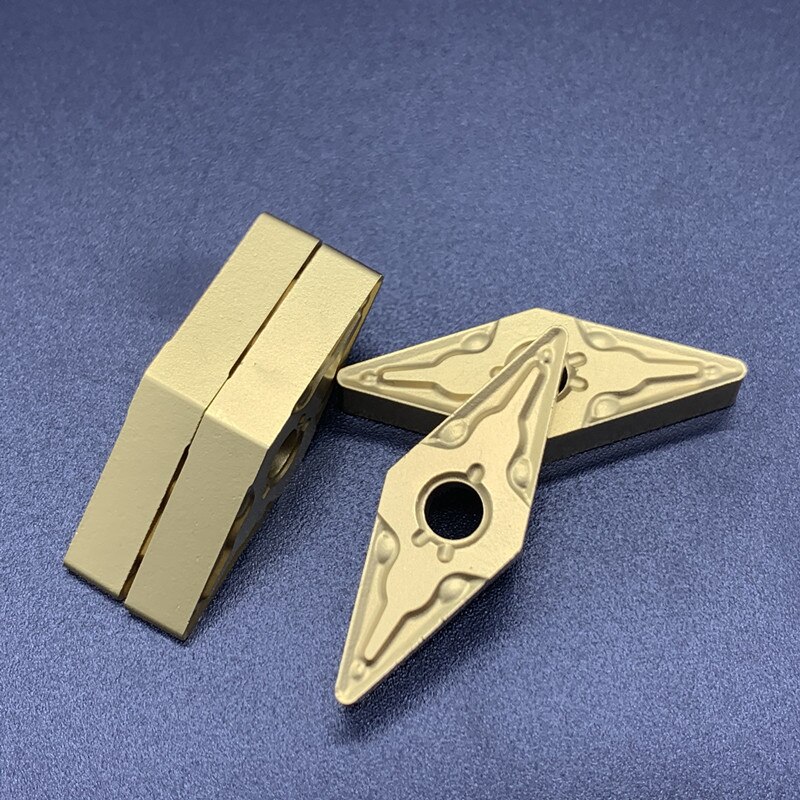 10PCS Carbide insert VNMG160408 VNMG160404 VP15TF/US735 external metal turning tool VNMG 160408 CNC machine turning tool