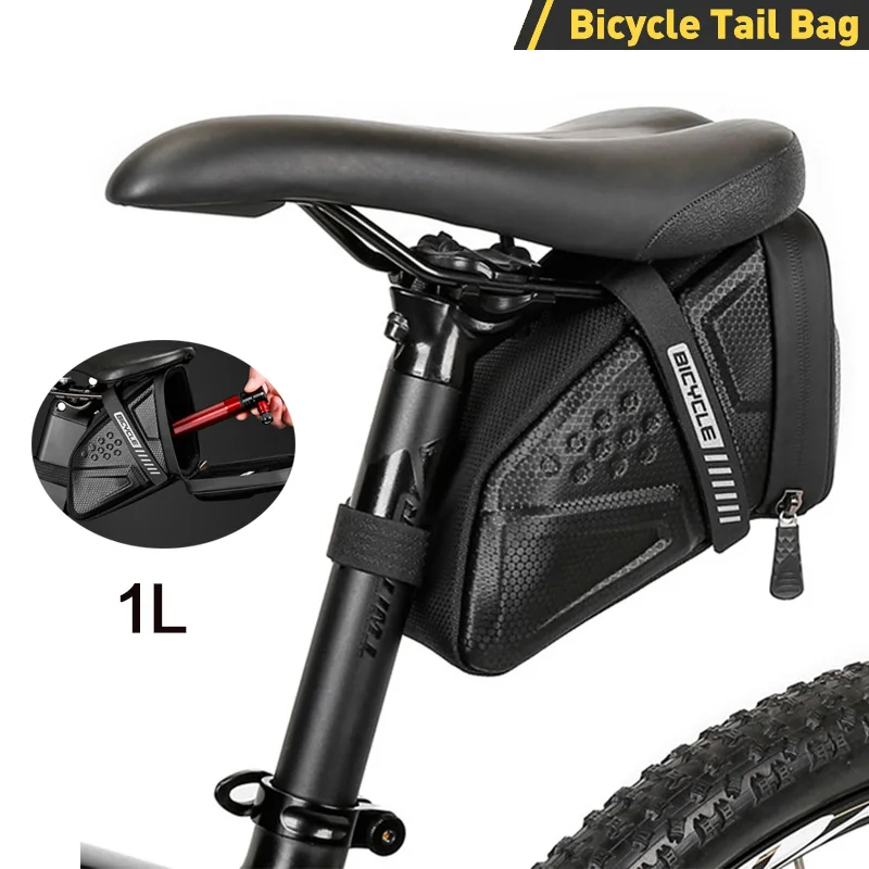 Waterdichte Fietszadeltas Mtb Racefiets Zadeltassen Reflecterende Gestreepte Fietsgereedschapshouder Tas Mtb Rijaccessoires