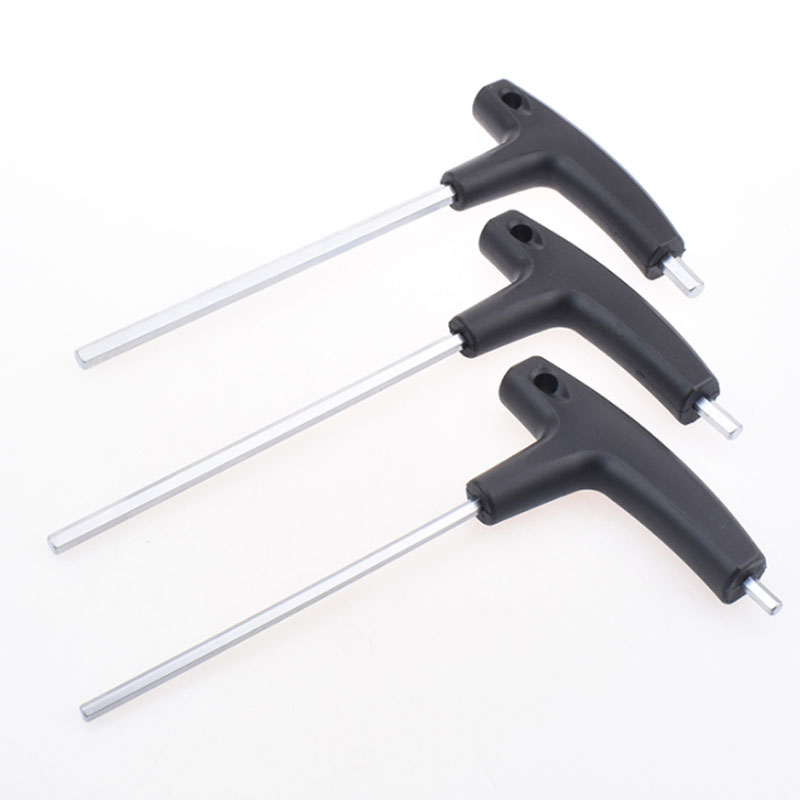 1PCS Allen Key Hex Wrench T Handle Flat Ball Spanner Double-End Hex Screwdriver Set For Auto Bike Motorycle ReapairT-wrench