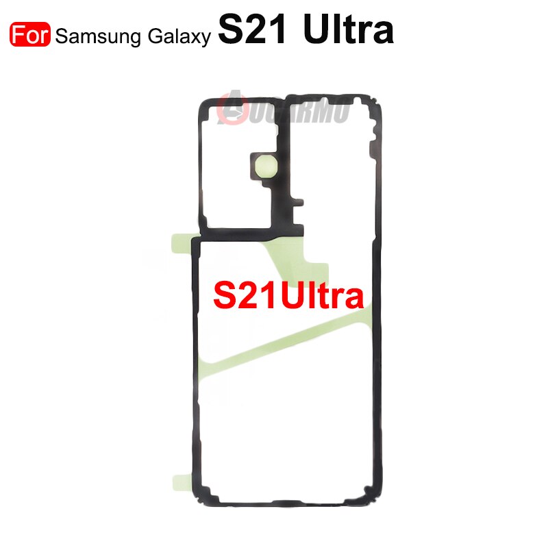 Terug Sticker Voor Samsung Galaxy S21 Plus Ultra S21FE S21 + S21U Achter Cover Waterdichte Lijm Lijm Vervangende Onderdelen: for S21Ultra