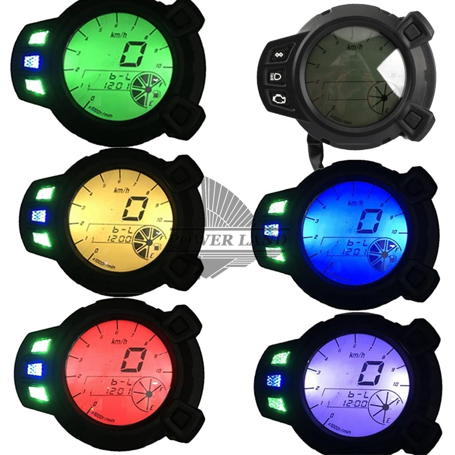 Velocímetro Digital LCD para motocicleta Yamaha, tacómetro de 10000 RMP, para moto Yamaha Zuma BMK x125 YW125, BWS