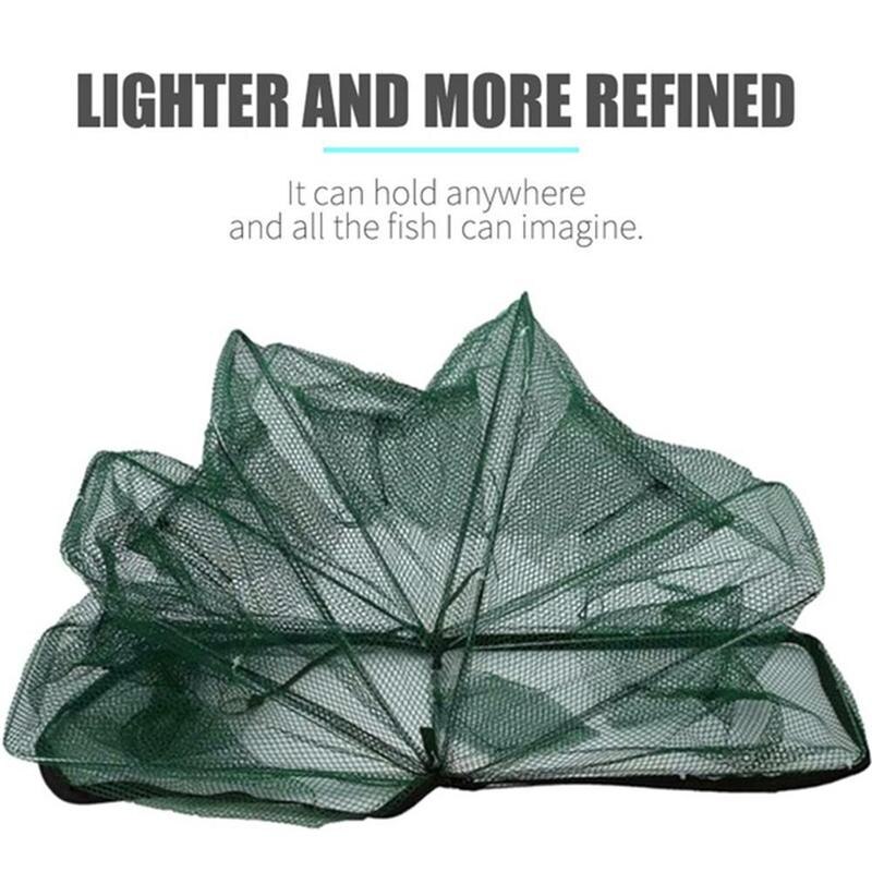 Folding Fishing Cage Net Moving Net Umbrella Cage Hanging Net Fishing Shrimp Net Crab Cage Hand Throw Net Fish Net Fishing