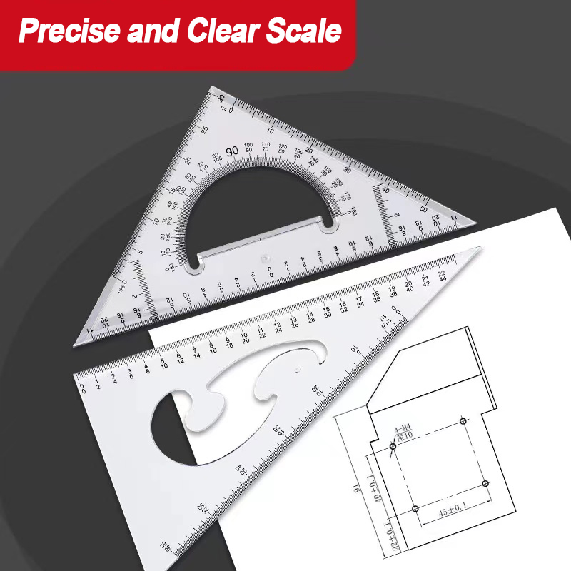 Mechanical drawing tool set, compass for drawing, engineering drawing tool kit for college students, engineering dr