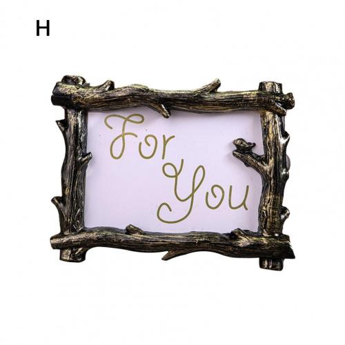 Retro Floral Photo Frame Elliptical Desktop Picture Frame Ornament Small Baroque Photo Holder Photo Prop Wedding Home Decor