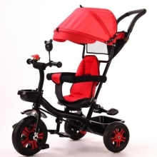 4 In 1 Infant Tricycle Folding Rotating Seat Baby Stroller Shock-absorbing 3 Wheel Bicycle Kids Bikes Stroller Baby Trolley