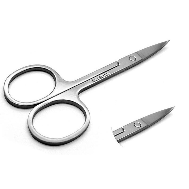 Bittb Stainless Steel Eyebrow Scissors Makeup Tools Hairdressing Scissors Hair Cutting Makeup Eye Brow Eyelashes Scissors Nipper