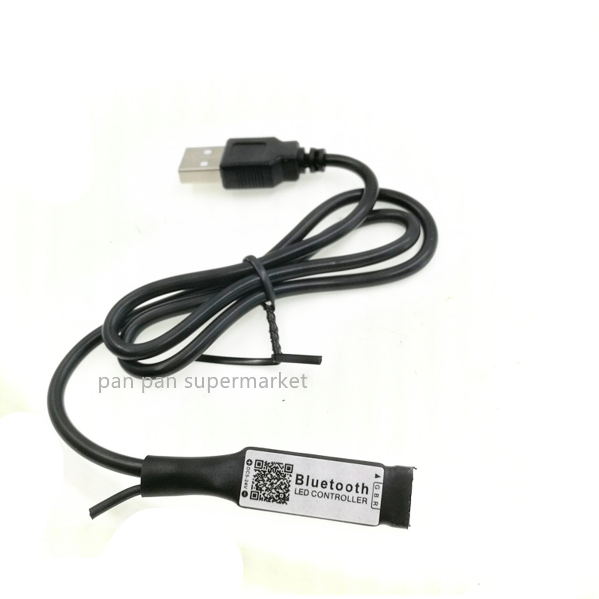 Mini controlador USB Bluetooth 5V LED RGB 6A 3 vías 4P hembra controlador de interfaz de tira de luz para tira de luz LED