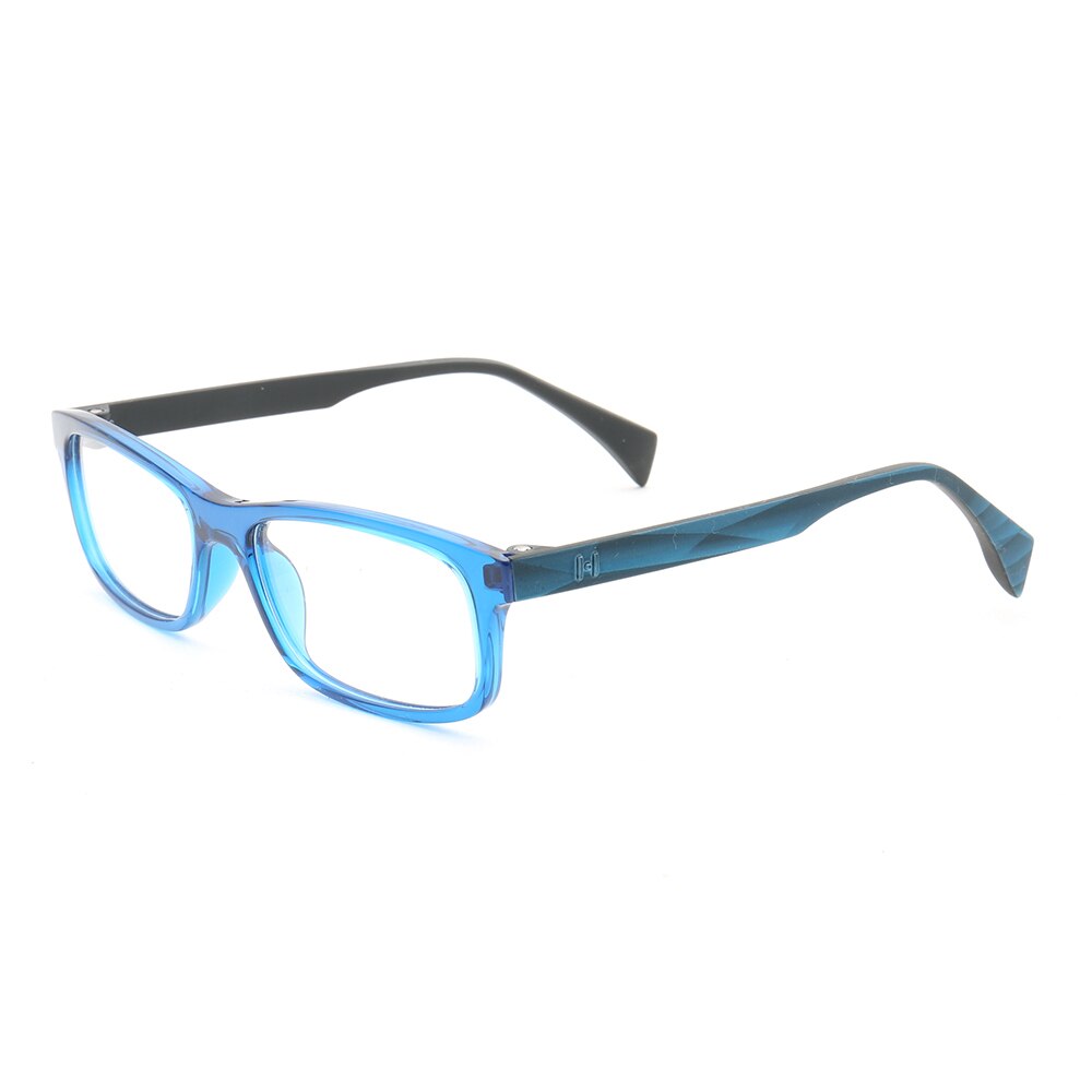 Firkantede børn brillerammer til børn vintage briller rammer polariserede solbriller til børn dreng pige solbriller: Blå  c2
