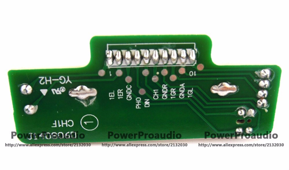 DJM 600 Master Fader PCB montaje-DWG 1521 DWG1521