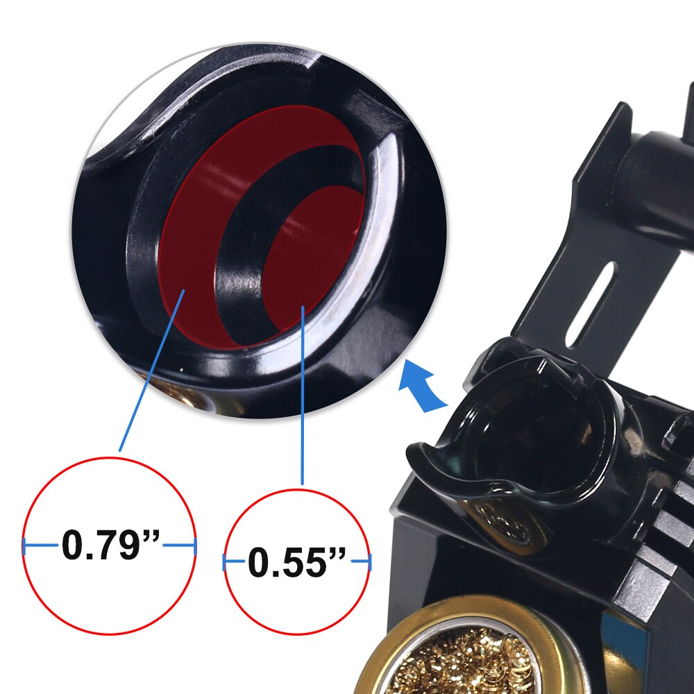 Silverflo Soldering Iron holder Electric Solder Iron Stand With Cleaning Sponge and Mental Cleaning Ball Welding Accessories