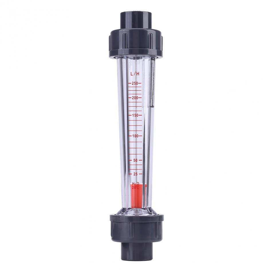 Vbestlife Plastic Instantaneous Flowmeter Tube Type 25-250L/H Instantaneous Water Flow Meter Flowmeter