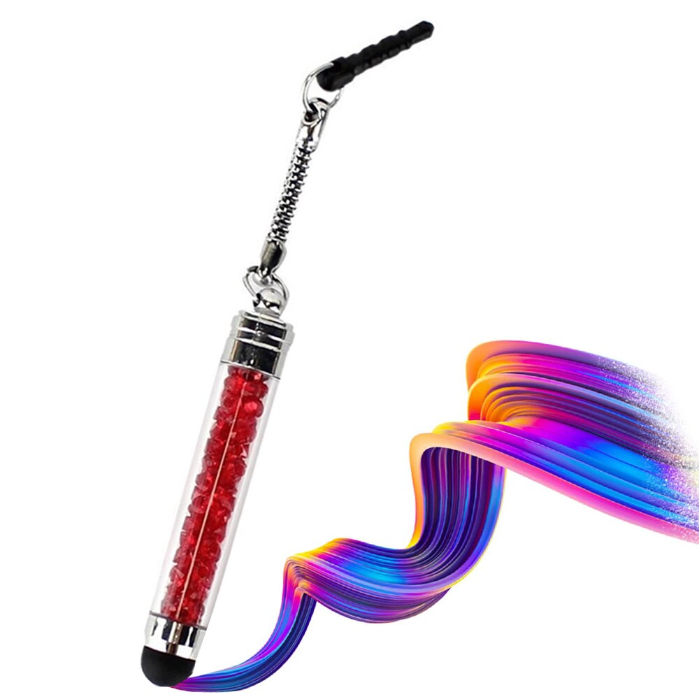 Crystal Capacitieve Mini Stylus Universele Touch Screen Pen Voor Iphone Samsung Huawei Android Smart Phones Ipad Ipod Htc Motorola