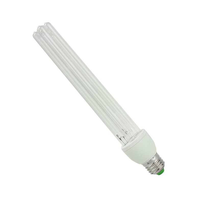 E27 UVC tubo de luz ultravioleta UV bombilla 20W lámpara de desinfección ozono esterilización ácaros luces lámpara germicida AC220V 20W