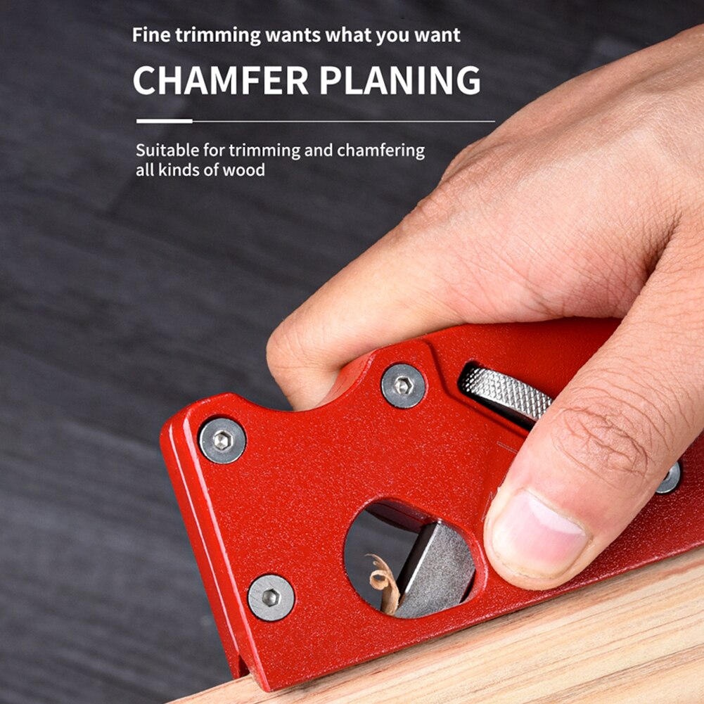 Woodworking Edge Corner Plane 45 Degree Bevel Chamfering Trimming Planer Lightweight Portable Hand Tool