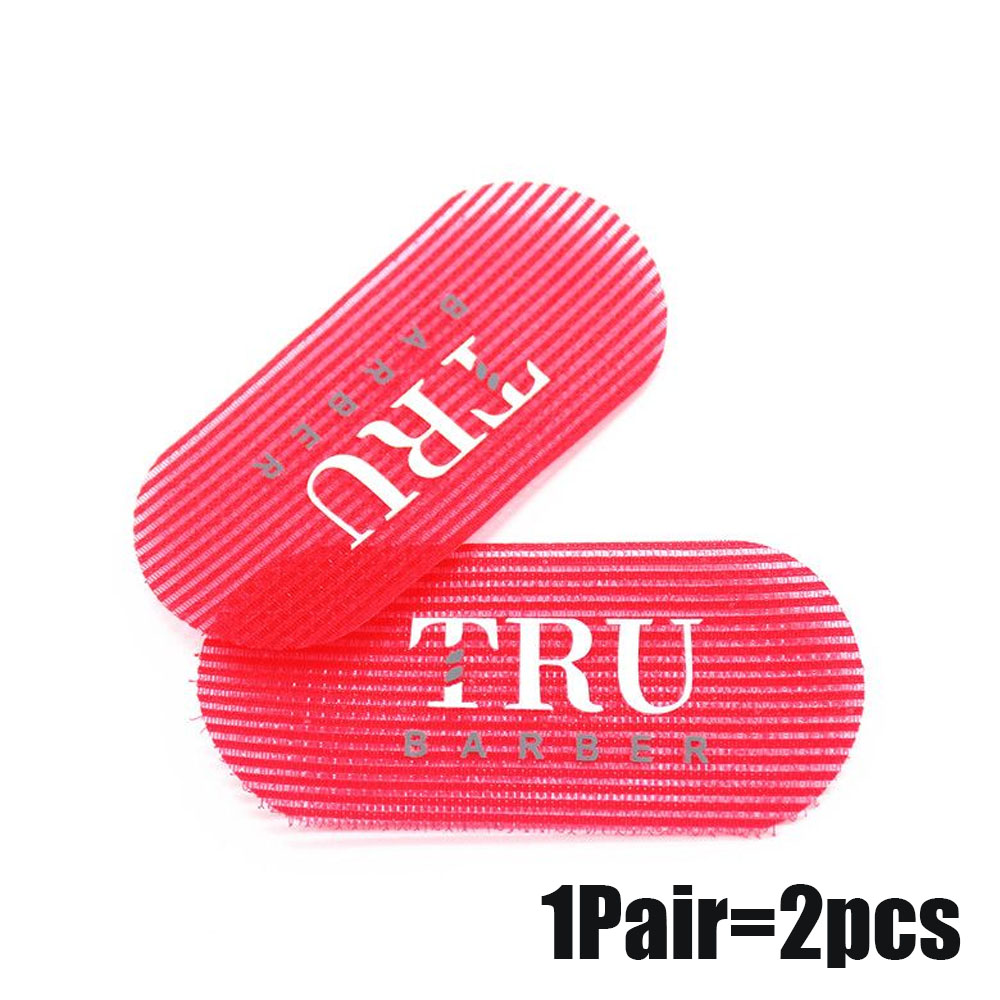 2Pcs/Set Barber Hair Gripper Hair Sticker Tape Hair Holder Hairpin Hair Styling Tools Barber Accessories Salon Hairdressing Tool: Red