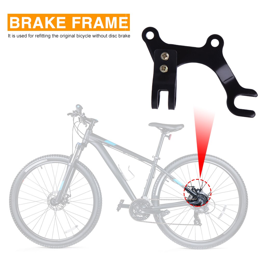 Fiets Schijfrem Modificatie Beugel Frame Adapter Montage Houder Schijfrem Converter Brake Rack Mtb Accessoires