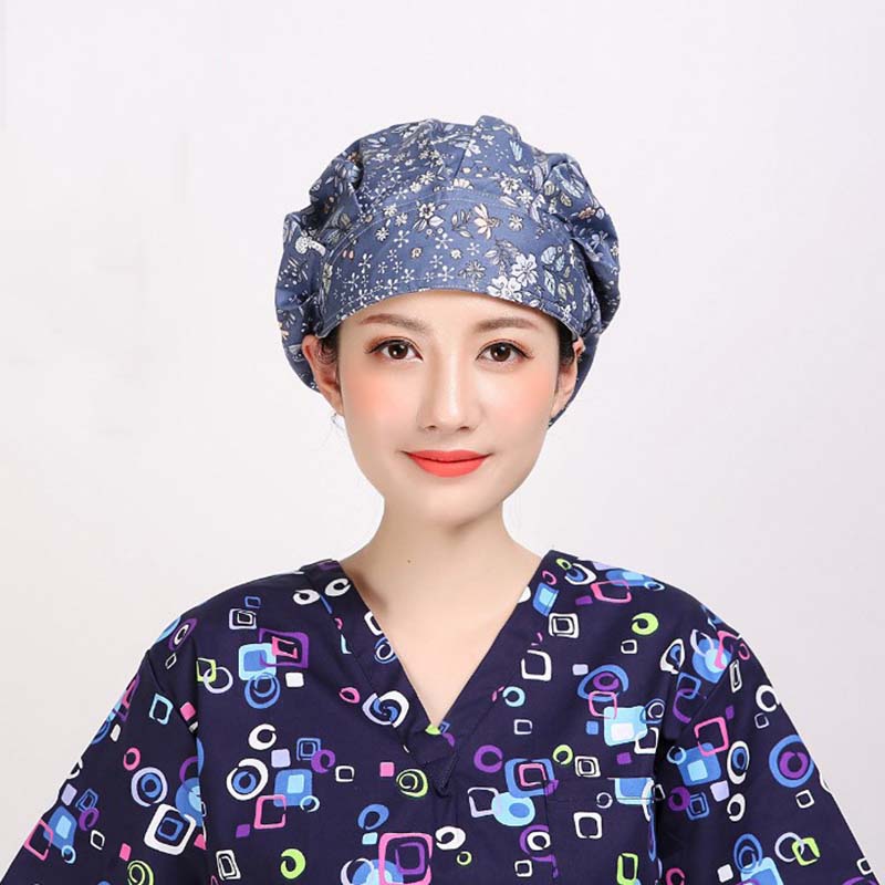 Restaurant Chef Work Hat Elastic Hat with Sweat Towel Cooking Cap Kitchen Hotel Work Hat Adjustable Animal Printing Catering Cap: 9