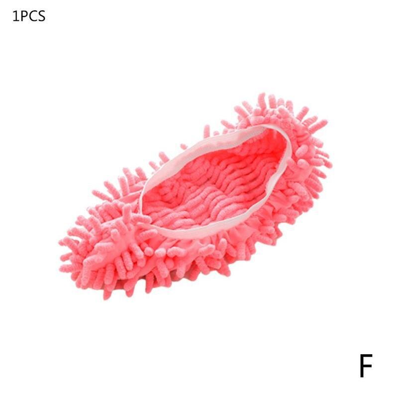 1 cubierta Limpieza de pc para zapatos, multifunción, limpieza de suelo, limpiador de polvo para el pelo, zapatillas para vagos, mopa, herramienta para limpiar zapatos, hogar Ho K9N4: F