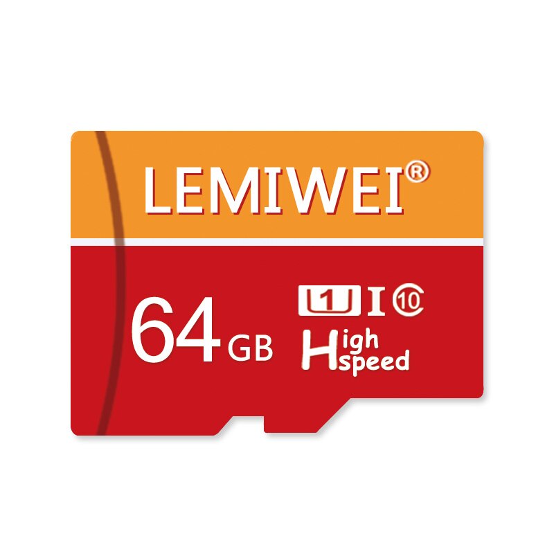 Tarjeta de memoria de 64GB 32GB 16GB TransFlash TF alta velocidad TARJETA DE UHS-I C10 tarjeta de almacenamiento para Smartphone: 64GB
