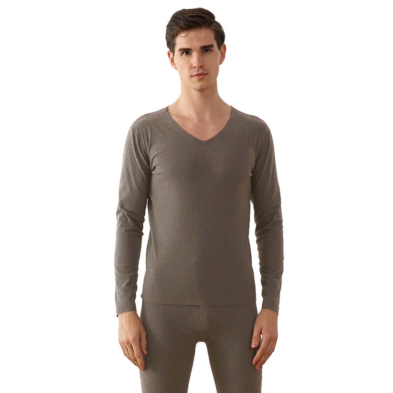 Johns – sous-vêtements thermiques longs pour hommes, col en v, garde au , ensembles Therol minces, Leggings et sous-vêtements élastiques doux