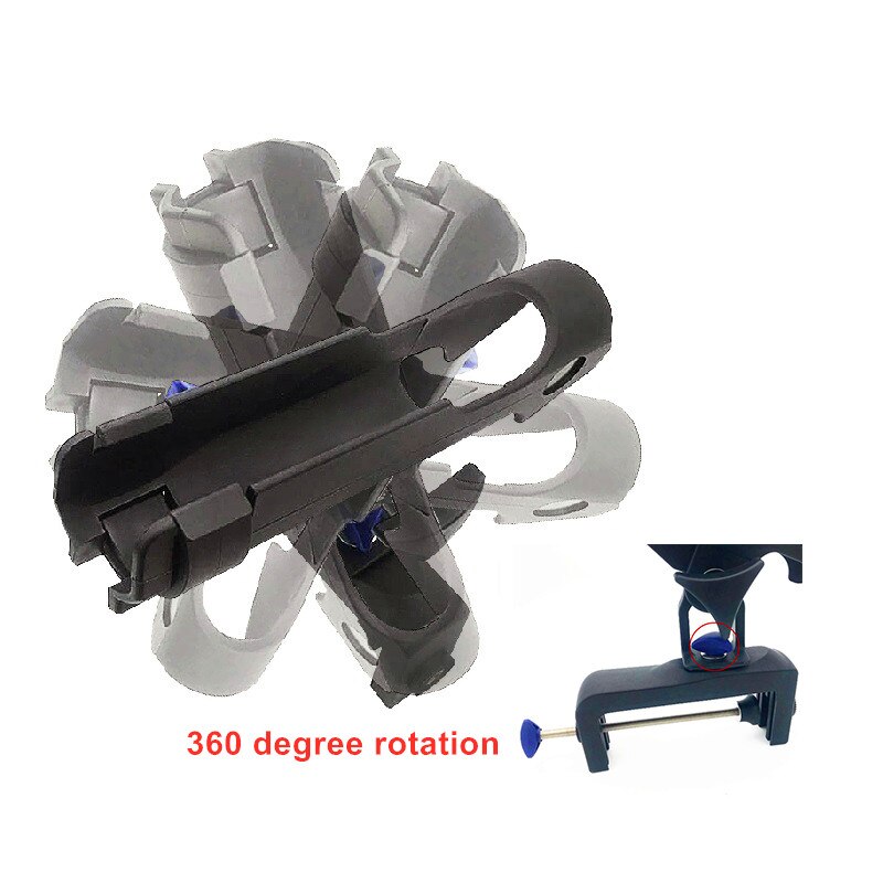 360 degree adjustable Fishing Rod rack Holders clamp on Removable Kayak Boat Support Pole stand Bracket