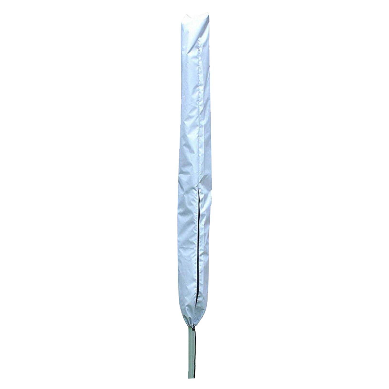 Cubierta protectora de rejilla de secado de paraguas para exteriores, secadora de ropa de agua 210D Oxford con revestimiento de tela para patio de jardín 66.14x11.81 pulgadas: Silver