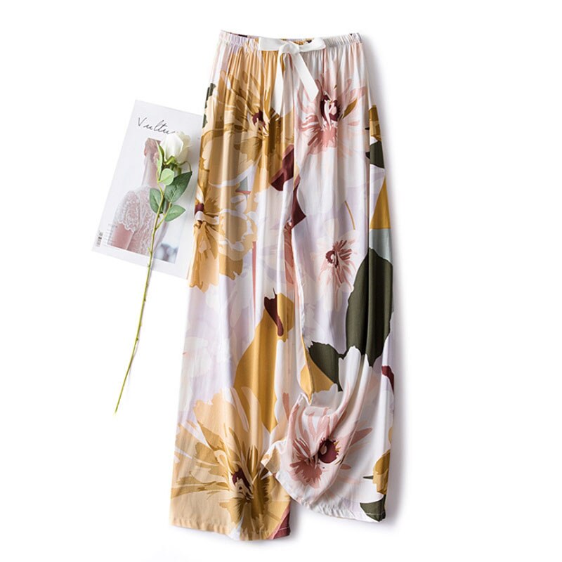 Ladies Cute Rainbow Cotton Pants Women Pajama Pants Soft Thin Summer Sleeping Clothes Women Long Pants Pantalon Pijama Mujer