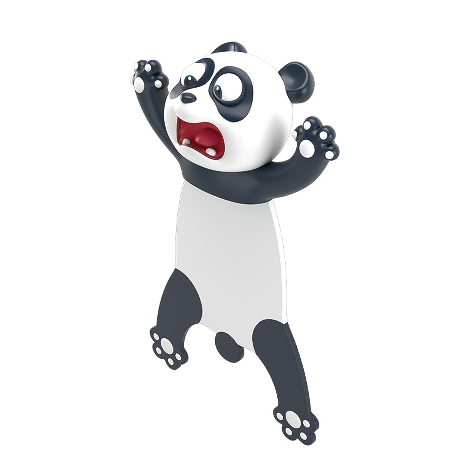 3D Stereo Cartoon Marker Animal Bookmarks Cute Cat PVC Material Funny Student School Stationery Children Bookmark: F