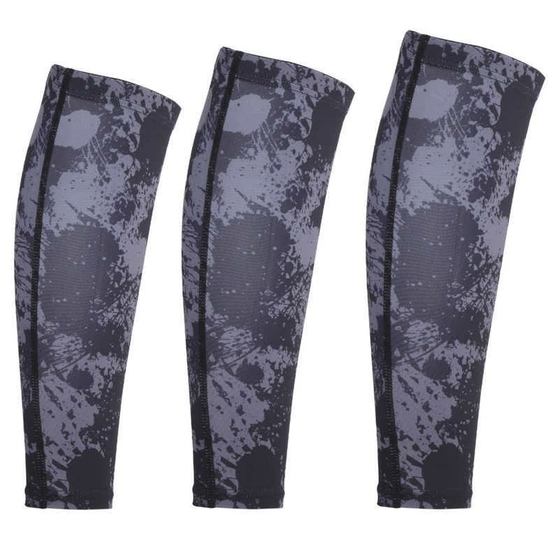 Sport Kalb Ärmeln Kompression Schienbein Bein Ärmeln draussen FußBall Klettern Reiten Läuft Kalb Schutz Socken Sicherheit Ausrügestochen