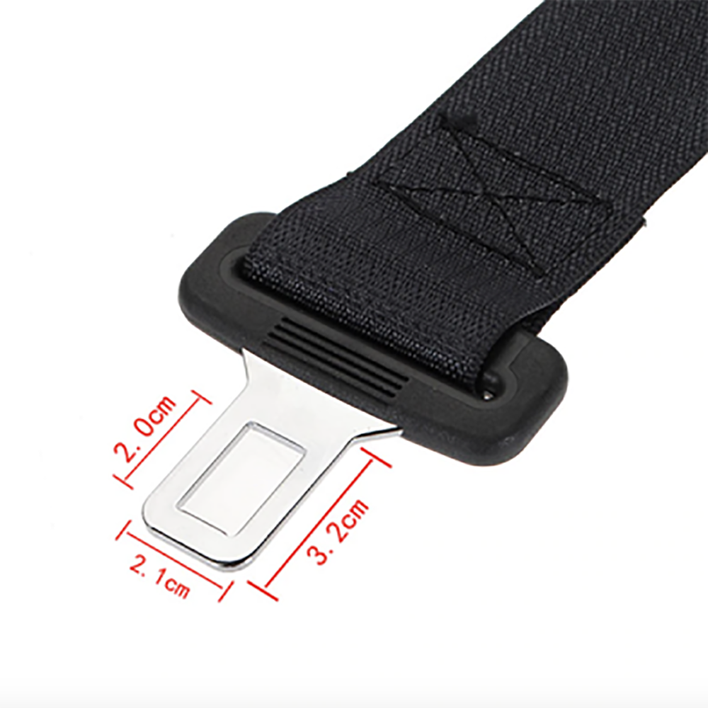 Seat belt extension 36 cm, seat belt, belt buckle ... – Grandado