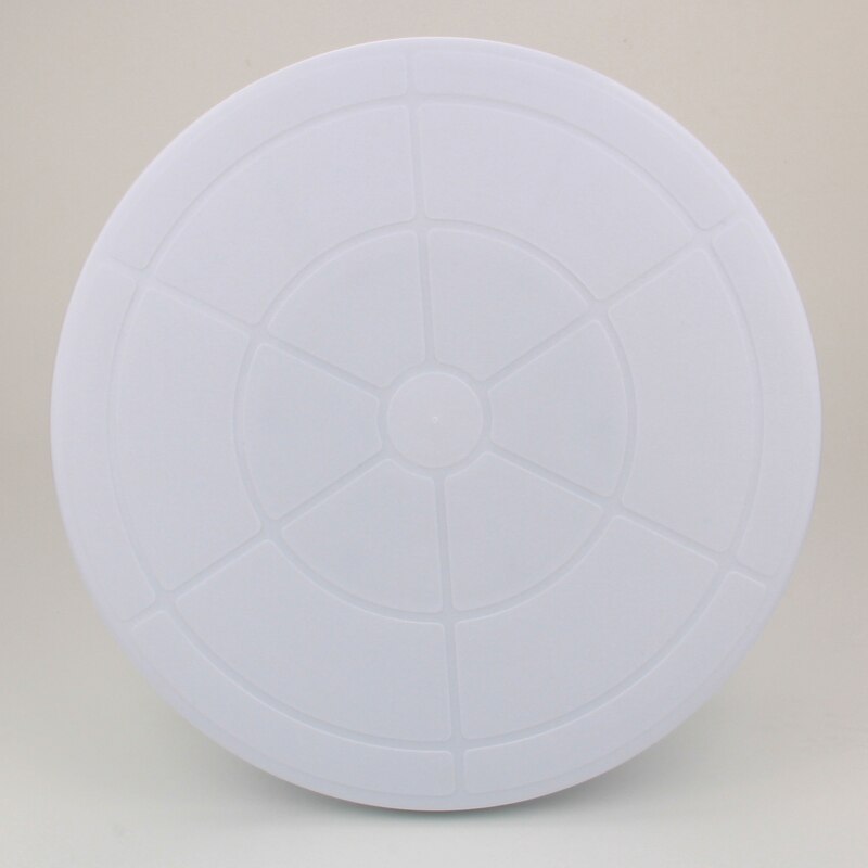 Plast 11.5 x 4 ''kakedekorering glasur roterende dreieskive kakestativ