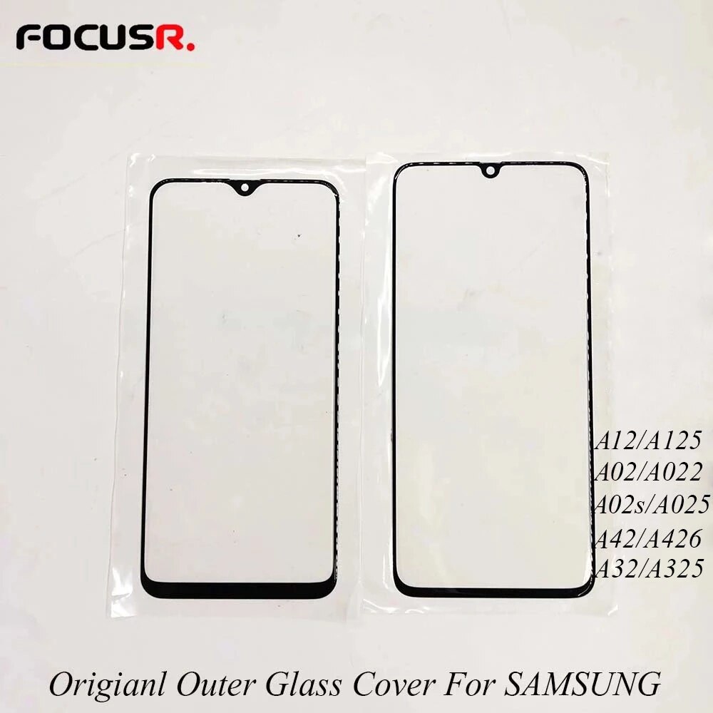 Originele A12 Lcd-scherm Touch Panel Voor Glas Vervanging Outer Glas Lens Voor Samsung A12 A125 A02 A022 A02s A025 a42 A426