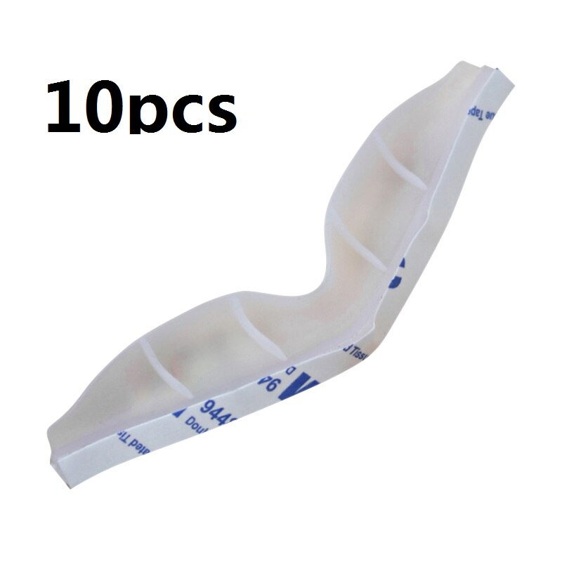 Tira de silicona suave para mascarilla de adultos, accesorio portátil transparente para tapabocas, 1/5/10 Uds.: 10pcs