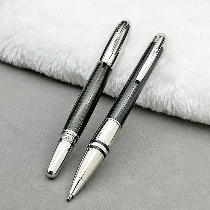 Yamalang Luxury Ballpoint Rollerball Pen Platinum-plated Clip Bussiness Material Carbon Fiber Starwakor