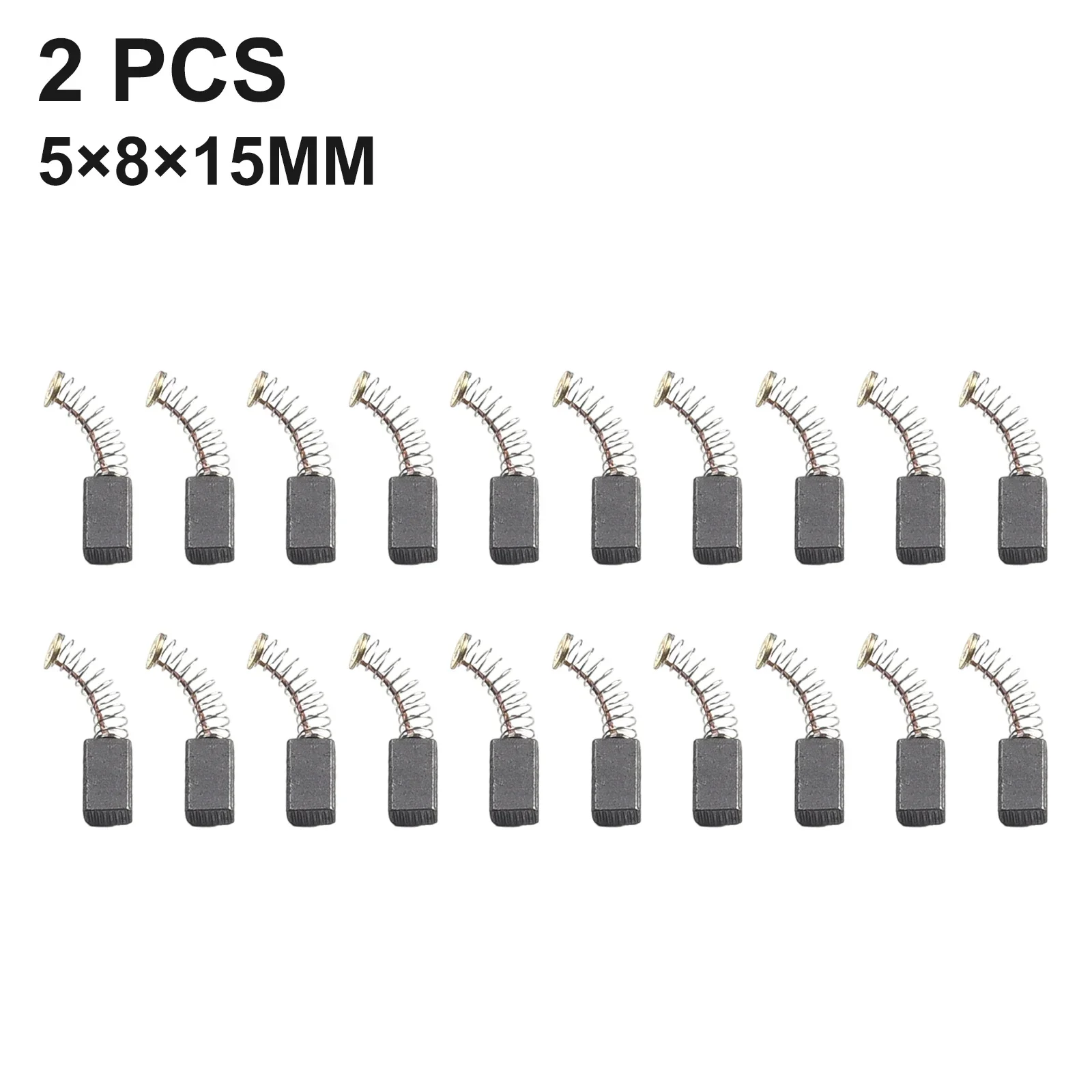 20 Stuks Koolborstel Power Tool Onderdelen 5X8X15 Mm Motor Grafiet Borstels Gevederd Voor Parkside haakse Slijper Trimmer Elektrische Hamer