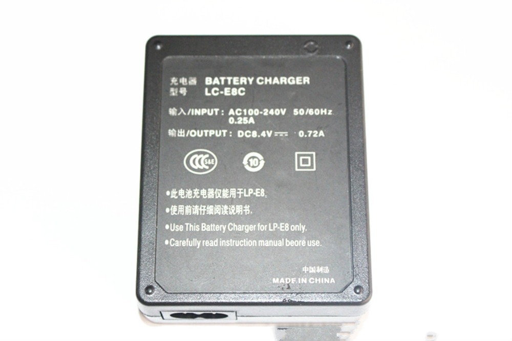 2 Soorten Camera Batterij Oplader Voor Canon LP-E8 Eos 550D / 600D / 650D / 700D Camera Batterij Opladen Ac 100V-240V 50/60Hz 0.25A