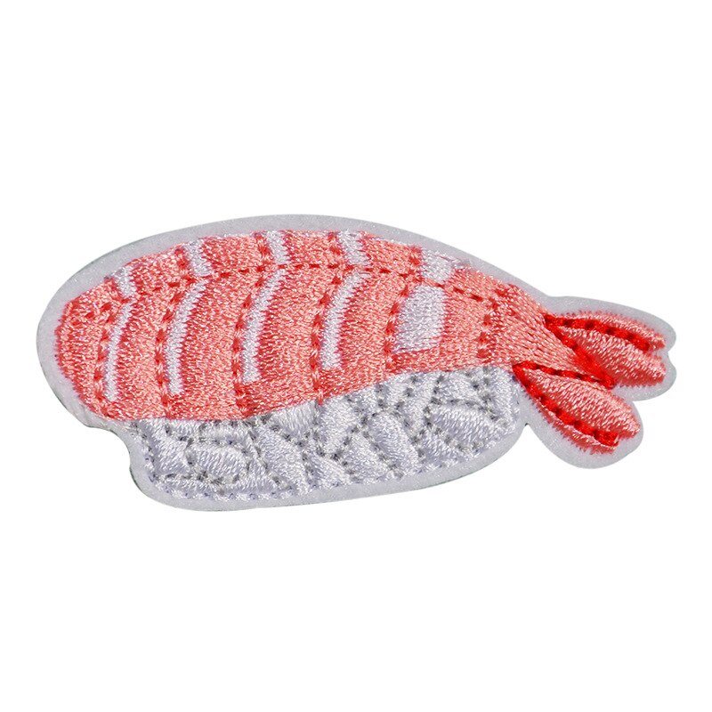 Octopus Sushi Pizza Borduren Patch Strijken Op Japanse Voedsel Leuke Applicaties Kleding Stickers Badges Voor Tassen Schoenen Plakboek