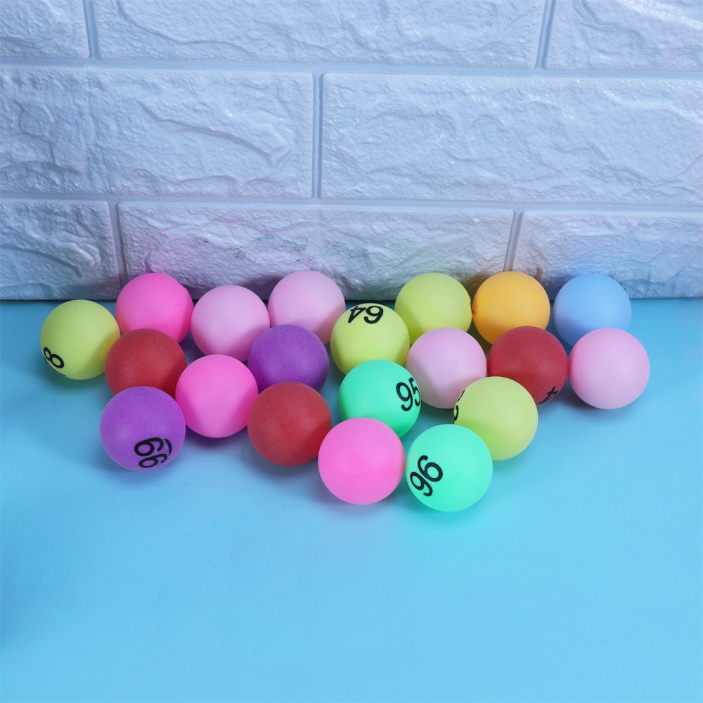 150pcs Lottery Balls Colored Number Balls For Game Party Decoration (Number 1-150)