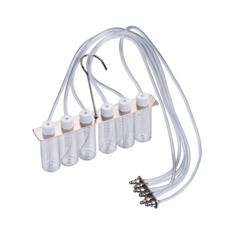 Diesel Injector Flow Meter Test Kit Common Rail Adaptor Fuel Tester Set