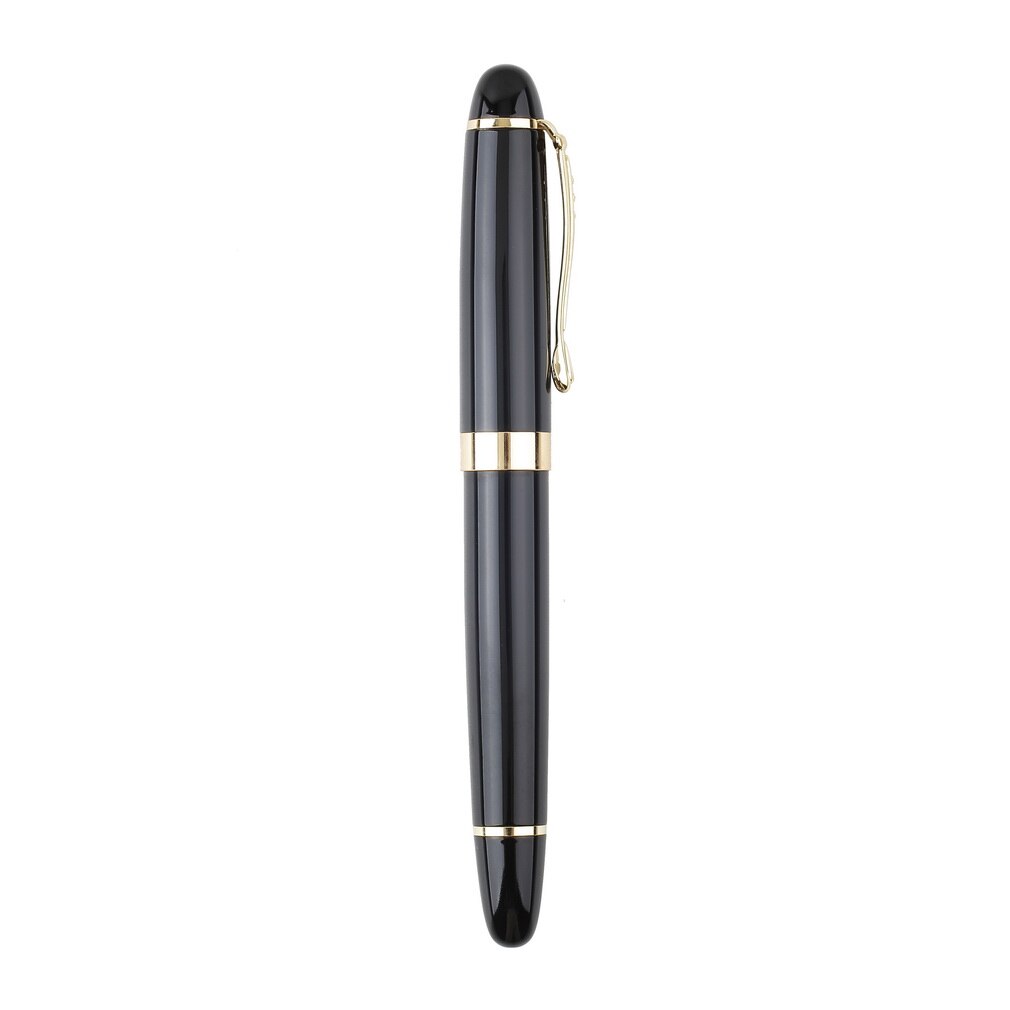 X450 Fountain Pen Gold Trim Fountain Pen Study Office School Supplies Pen 0.38mm Removable Ink Converter
