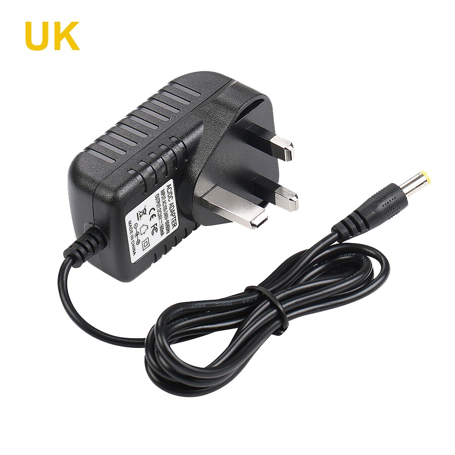AC 100-240V to DC 12V 2A Switch Switching Power Supply Converter Adapter EU UK US AU 5.5mm*2.5mm Plug