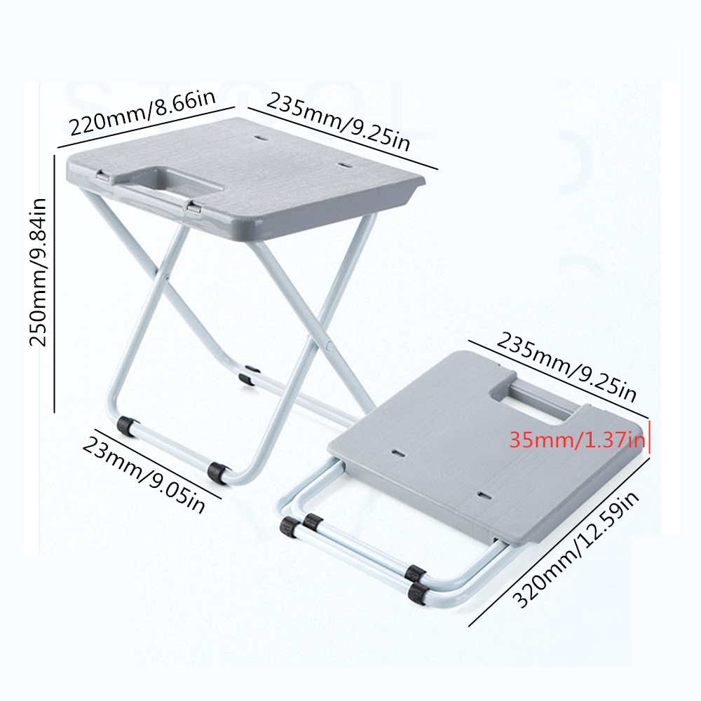 Portable Collapsible Chair Fishing Camping BBQ Stool Folding Seat Garden Ultralight Office Home Furniture