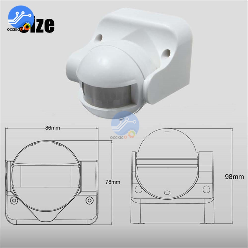 220 V-240 V Smart Sensor Infrarot PIR Motion Sensor Detektor Wand Licht Switch Control 180 Grad für Smart intelligente Haus