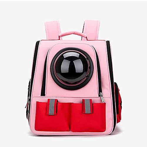 Pet Carrier Rugzak Kat Bubble Capsule Sholder Zakken Hond Carrier Voor Kleine Honden En Puppies Luchtvaartmaatschappij Goedgekeurd Katten Carring tassen: Bubble Pink