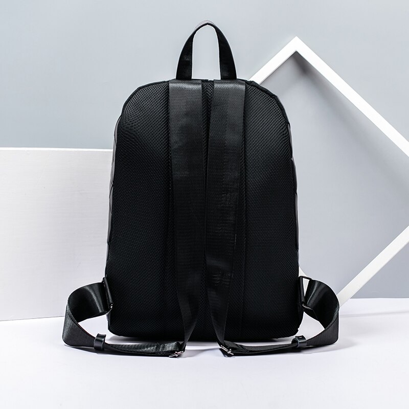 DIOMO lumineux irrégulier Triangle grande capacité école voyage sac à dos pour les femmes sac à dos femme ordinateur portable sac à dos coréen