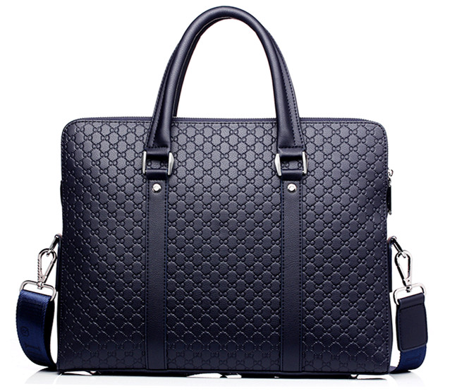 Men&#39;s Briefcase Shoulder Bag 14 inch Laptop Bag Large Capacity Male Business Handbag Travel Bag for Man: Blue