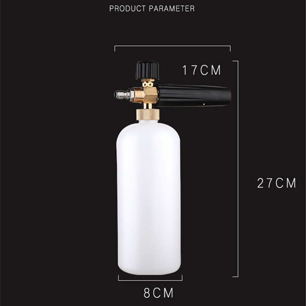 mling 900ml Car Wash Snow Foam Lance Thread Adaptors Soap Foamer Gun Washer With Adjustable Nozzle Sprayer Car Accessories