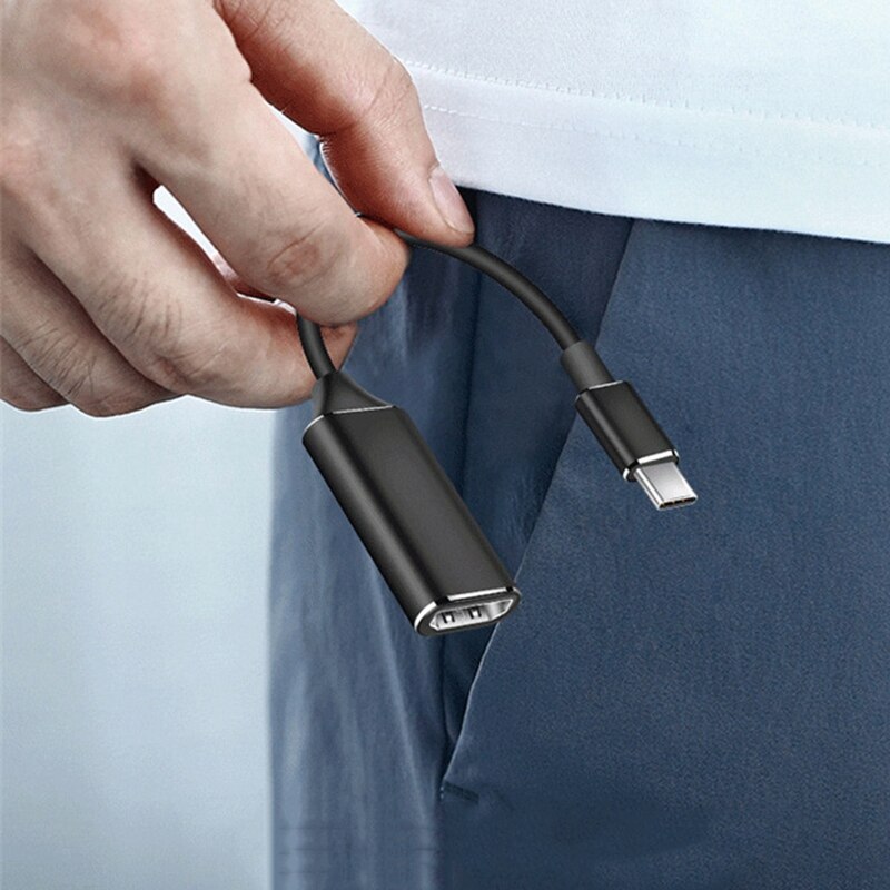 Usb c til hdmi adapter, uni usb type-c til hdmi adapter [thunderbolt 3 kompatibel] til macbook pro, macbook ipad p